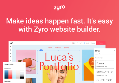 Zyro: Start a Website Today